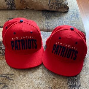 Budweiser New England Patriots Red Hat with logo 2 caps